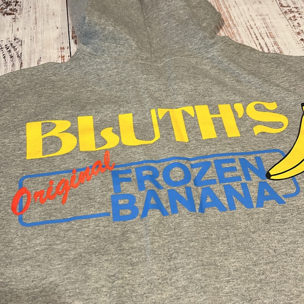 BLUTH’S Original Frozen Banana-Hoodie-Size-Lg-NWOT